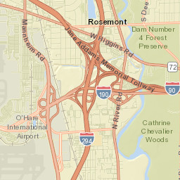 Rosemont Street Map