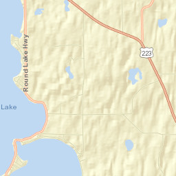 Manitou Beach-Devils Lake Street Map