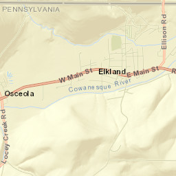 Elkland Street Map