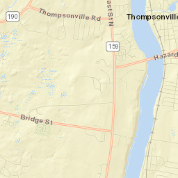 Thompsonville Street Map