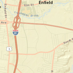 Enfield Street Map