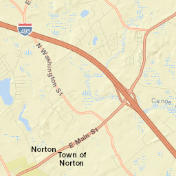 Norton Center Street Map
