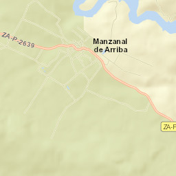 Manzanal de Arriba Street Map