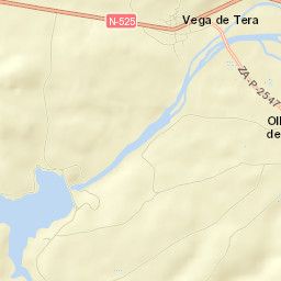 Vega de Tera Street Map