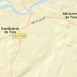 Santibáñez de Tera Street Map