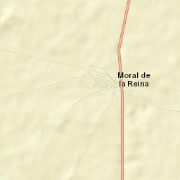 Moral de la Reina Street Map