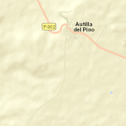 Autilla del Pino Street Map