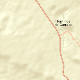 Hornillos de Cerrato Street Map