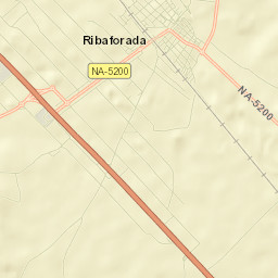 Ribaforada Street Map