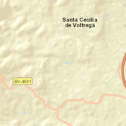 Santa Cecília de Voltregà Street Map