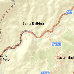 Castel Madama Street Map