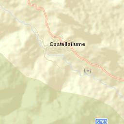 Castellafiume Street Map