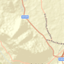 Capistrello Street Map