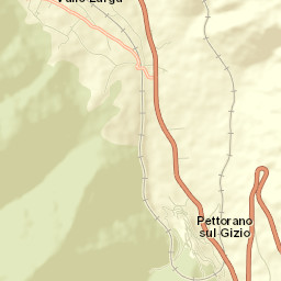 Pettorano sul Gizio Street Map