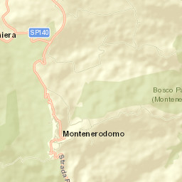 Montenerodomo Street Map