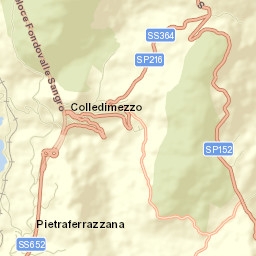 Pietraferrazzana Street Map