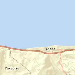 Abana Street Map