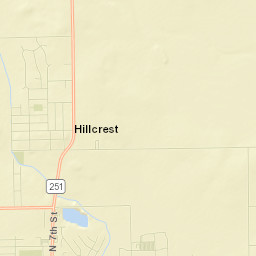 Hillcrest Street Map
