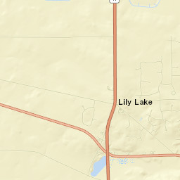 Lily Lake Street Map