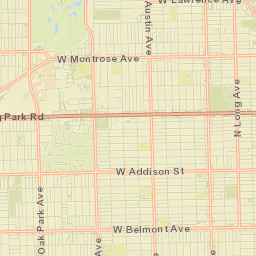 4600-4604 North Melvina Avenue Chicago Street Map