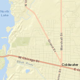 Coldwater Street Map