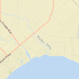 Woodland Beach Street Map