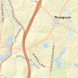Thompson Street Map