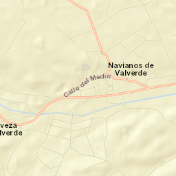 Navianos de Valverde Street Map