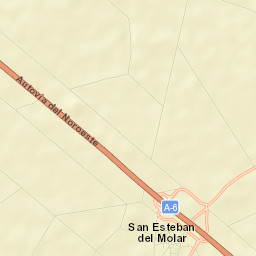 San Esteban del Molar Street Map