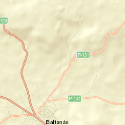Baltanás Street Map