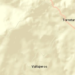 Valtajeros Street Map