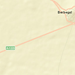 Berbegal Street Map