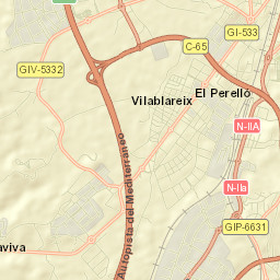 Vilablareix Street Map