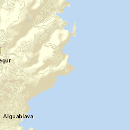 Begur Street Map