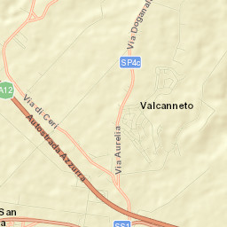 Valcanneto Street Map