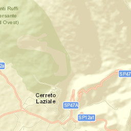 Cerreto Laziale Street Map