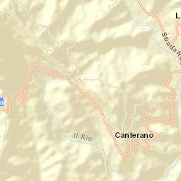 Rocca Canterano Street Map