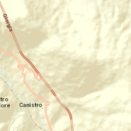 Canistro Inferiore Street Map