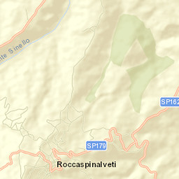 Roccaspinalveti-Santa Giusta Street Map