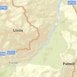 Liscia Street Map