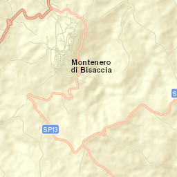 Montenero di Bisaccia Street Map