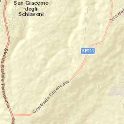 San Giacomo degli Schiavoni Street Map
