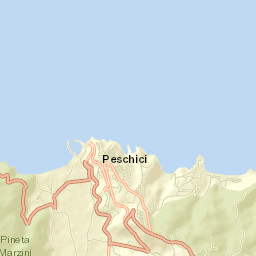 Peschici Street Map