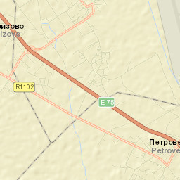 Петровец Street Map