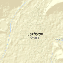 Qvareli Street Map