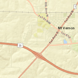 Mount Vernon Street Map