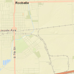 Rochelle Street Map