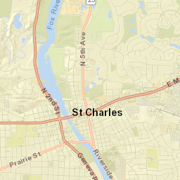 Saint Charles Street Map