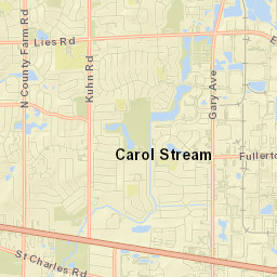 Carol Stream Street Map