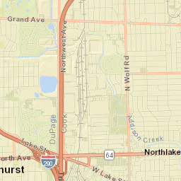 Northlake Street Map